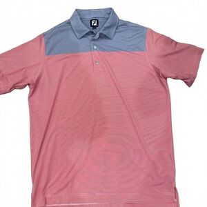 FootJoy FJ XL Red Blue Golf Polo Country Club Core